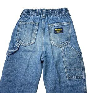 Vintage 90s Y2K OshKosh B’gosh Kids Carpenter Jeans Size 7S Blue Denim Youth